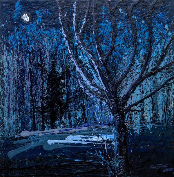 Ade Ogundimu, Moonlight (Response to Jason Pollock), 2021/2023