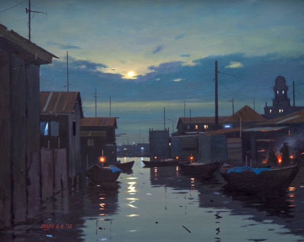 Abiodun Olaku, Lunar Simphony (Story of Makoko), 2023