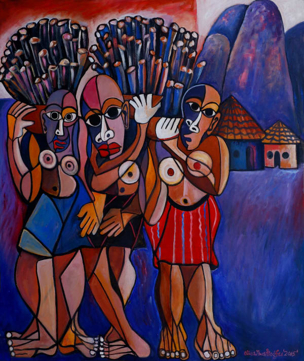 Olisa Nwadiogbu, Owners Of The Land Are Hewers Of Wood, 2015