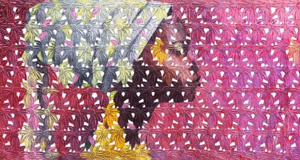 Ade Odunfa, White Petal Scarf, 2022