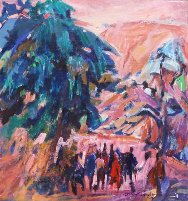 Titi Omoighe, Langbodo (Setting Out I), 2014