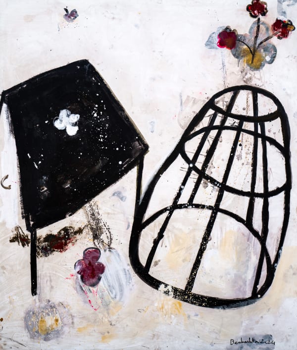 Amina Benbouchta, La pluie est douce sur la vitre, 2024