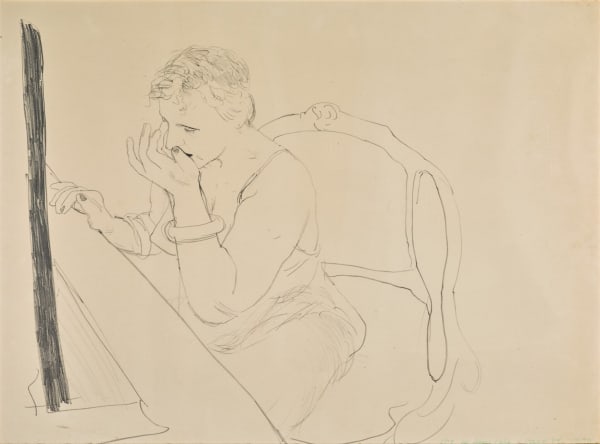 David Hockney - Celia Adjusting Her Eyelash, 1979