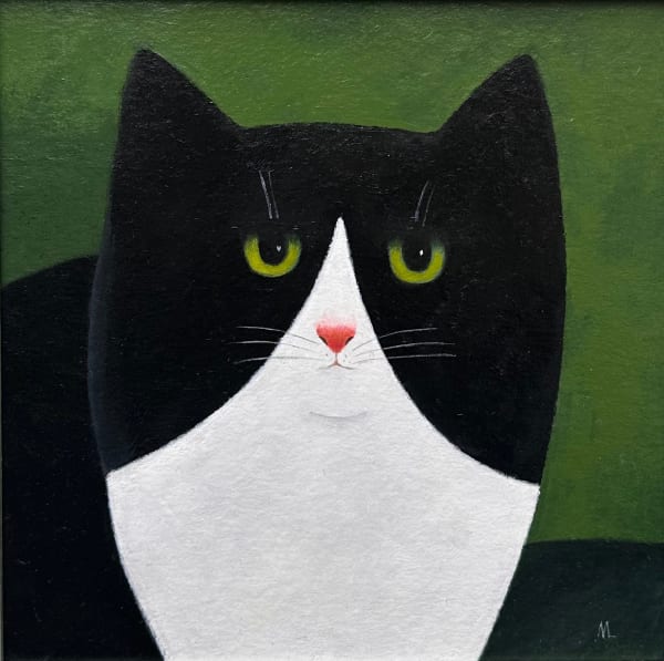 Martin Leman, Black & White Cat, 2024