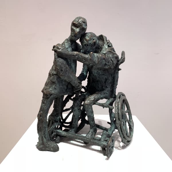 John Behan RHA, The Embrace: Eleonas Camp, 2018