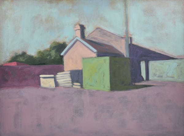 Vida Pain Railway House III oil on canvas 30 x 40cm