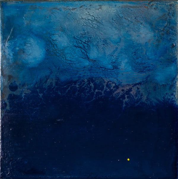 Cléa van der Grijn JUMP #10 oil on board 28 x 28cm