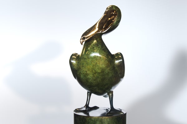 Vadim Tuzov Pelican bronze, edition of 3 137cm
