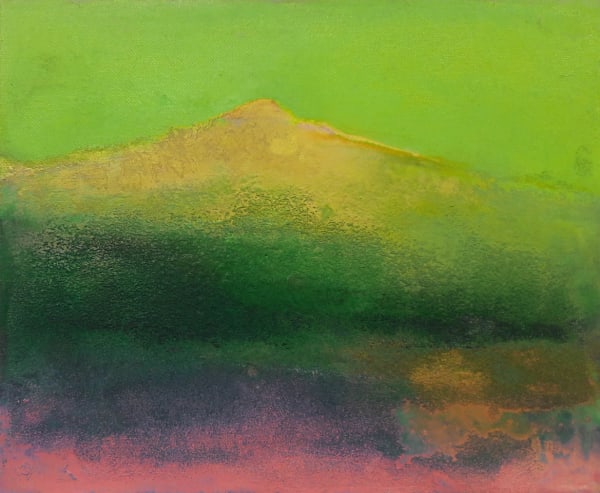 Tom Climent Morning Star Oil, plaster & sand on canvas 31 x 26 cm