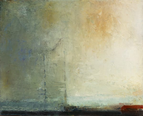 Carol Hodder Skyline IV oil on canvas 40 x 50cm