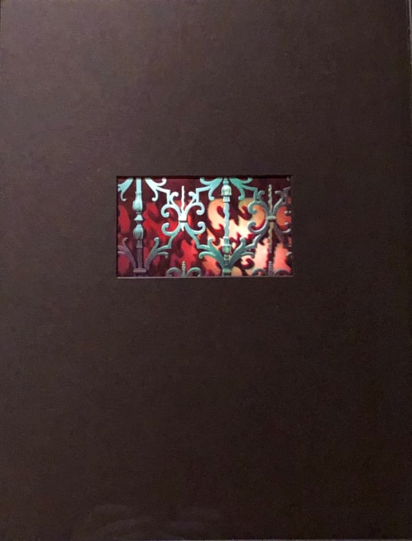 Austin Hearne Gates photographic print in artists frame, edition 1/5 Frame: 40 x 31cm, Image: 7 x 12cm edition of 5