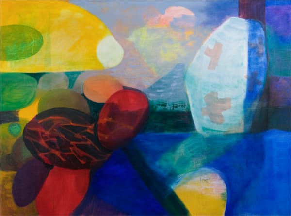 Eamon Colman Divine and magnetic land, 2008 oil on linen 157 cm x 214cm