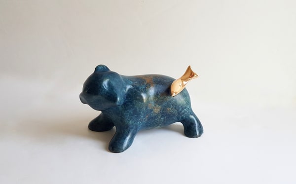 Stephanie Hess Catch of the Day bronze, edition of 6 12 x 19 x 13cm Edition of 6