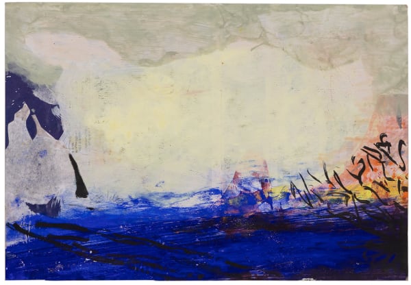 Eamon Colman Storm Lorenzo IV, 2019 oil on paper on board 27 x 39.5cm