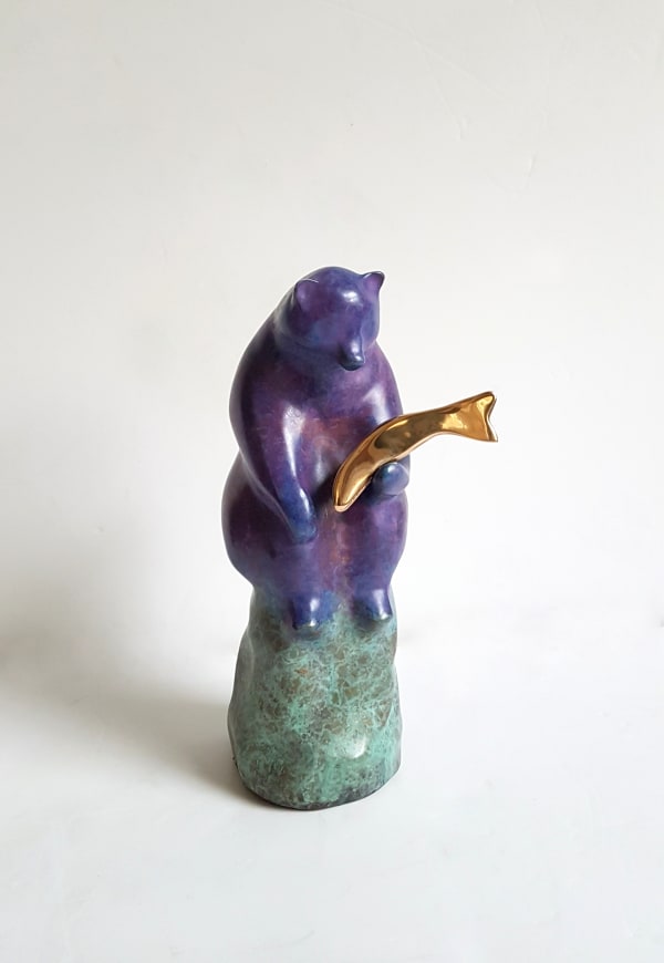 Stephanie Hess Old Man River bronze, edition of 6 29 x 12 x 11cm