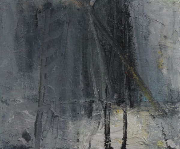 Carol Hodder Deep Woods oil on canvas 25 x 30cm