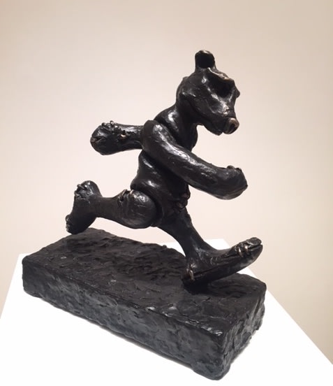 Patrick O'Reilly Marching On bronze 35.5 x 33 x 15cm