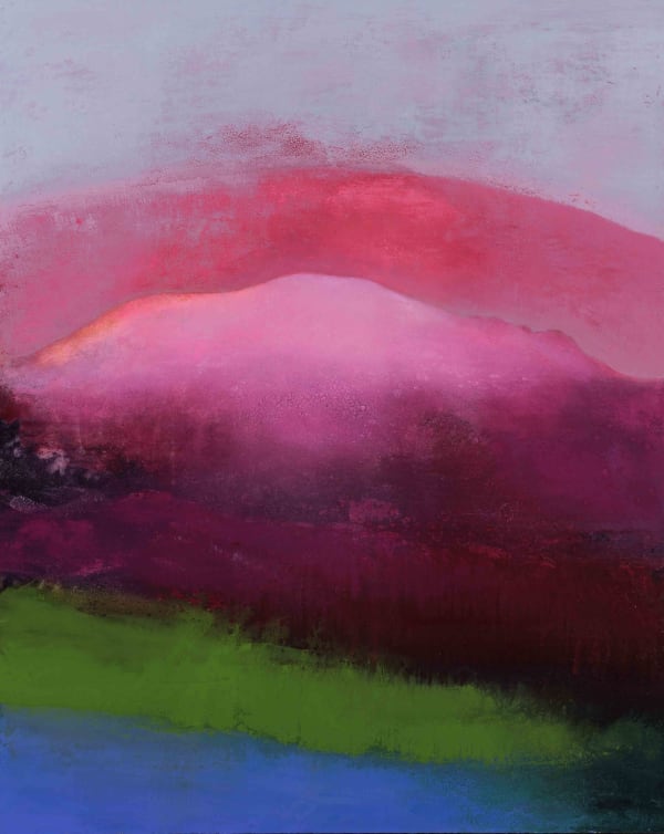 Tom Climent Messenger oil, plaster & sand on canvas 153 x 122 cm