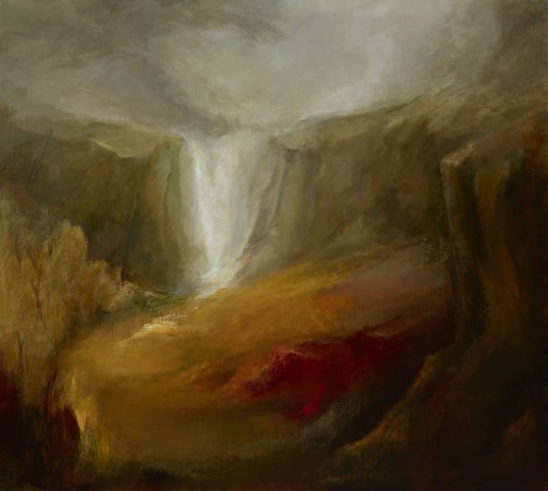 Margaret Egan Powerscourt, Wicklow I acrylic on linen 110 x 111cm