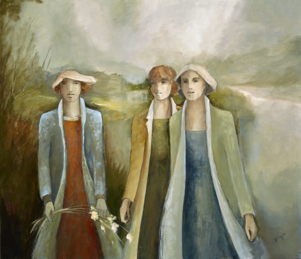 Margaret Egan Beauty The World Can't Touch acrylic on linen 66 x 76cm