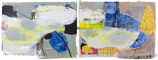 Eamon Colman, The Wind Had a Skin on It (diptych), 2019-2023