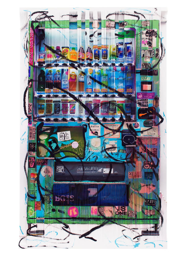 Piers Bourke, Japanese Vending Machine - Green , 2021