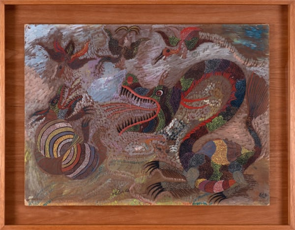 Chico da Silva Sem Título, s.d. guache sobre papel sobre placa 57 x 78 cm