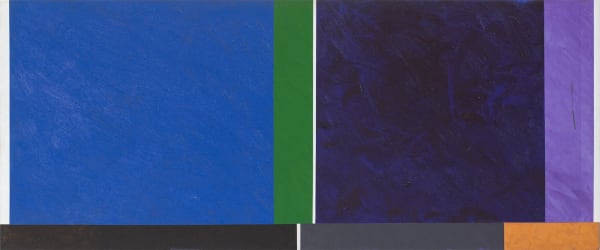 Eduardo Sued Sem Título “35”, 2001 óleo sobre tela 90 x 215 cm