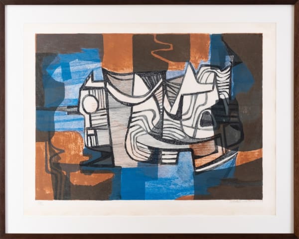 Burle Marx Sem Título, 1984 litogravura 54 x 69 cm