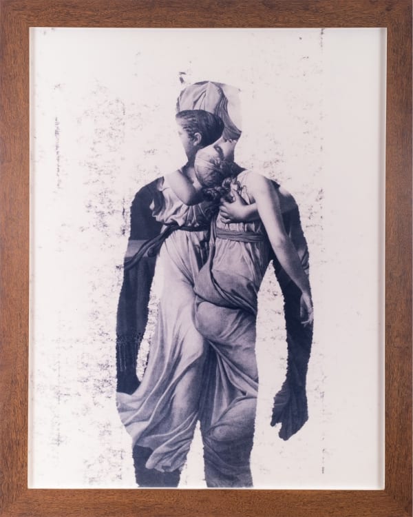 Odires Miászho Johnny David, da série Retratos Possuídos, 1998 fotografia p&b sobre papel 128 x 99 cm