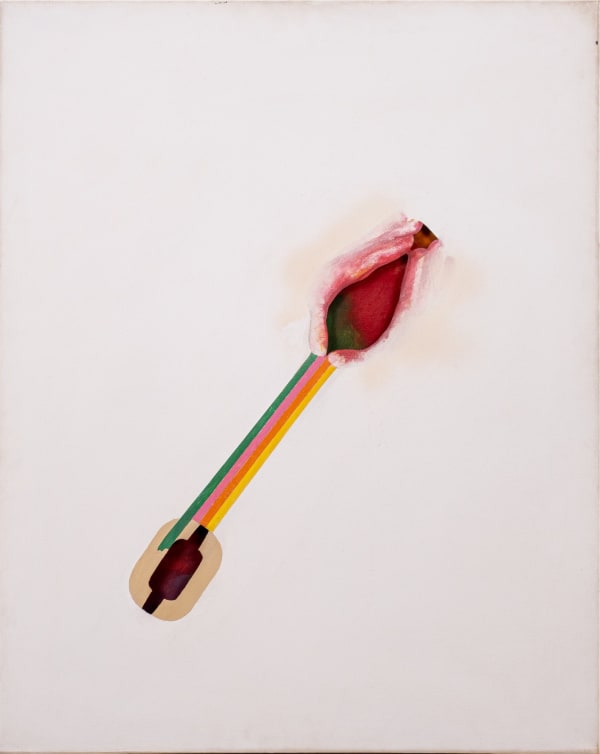 Rubens Gerchman “O”, 1972 técnica mista sobre lona 75 x 94 cm