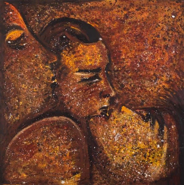Rubens Gerchman Sem Título, 1999 óleo sobre tela 100 x 100 cm