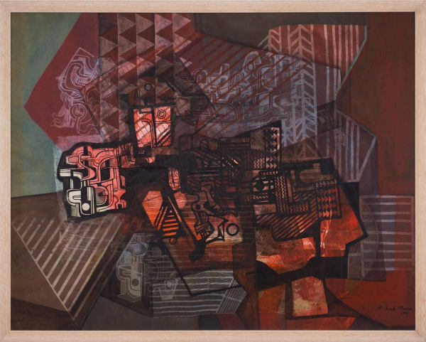 Burle Marx Sem Título, 1991 panneaux 121 x 153,5 cm