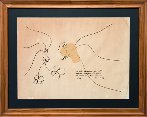 Oscar Niemeyer Sem Título, 1985 serigrafia 54 x 74 cm