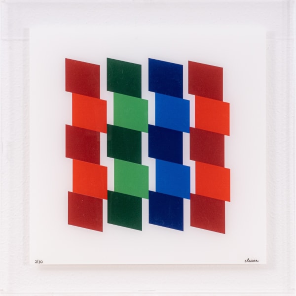 Genevieve Claisse Sem Título, s.d. serigrafia sobre placa de acrílico 40 x 40 cm