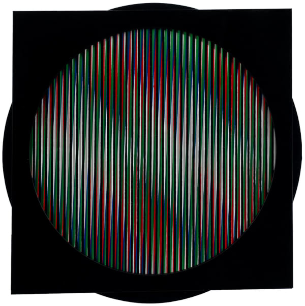 Carlos Cruz-Díez, Chromointerférence Manipulable, 1989