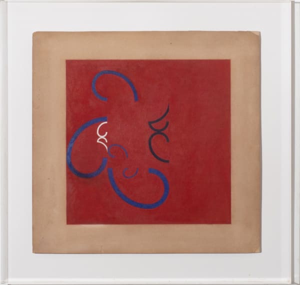 Helio Oiticica Grupo Frente, 1956 guache e ink sobre papel 40 x 40 cm