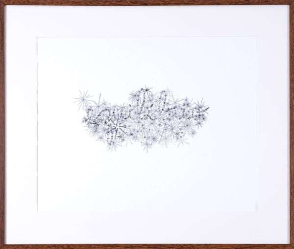 Sandra Cinto Equilíbrio, SP caneta sobre papel 46 x 58 cm