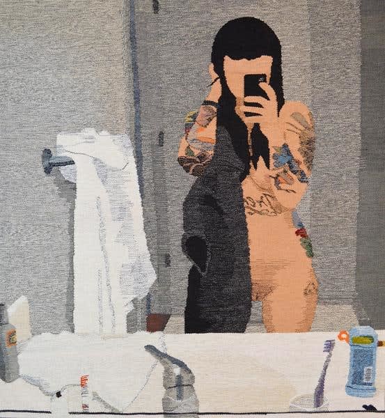 Erin M. Riley, Self Portrait 4, 2017