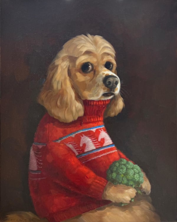 Alison Friend Sean de Floret, 2025 oil on linen Artwork Dimensions 20 x 16 in Framed 21 x 17 in 53.3 x 43.2 cm