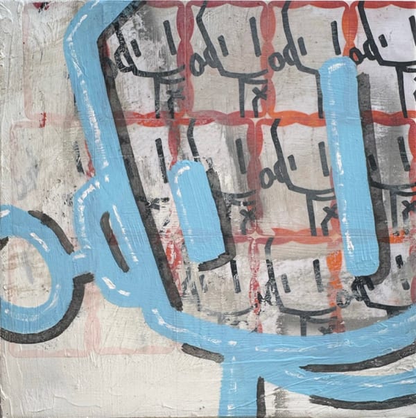 light blue robot outline with smaller black robots contained inside