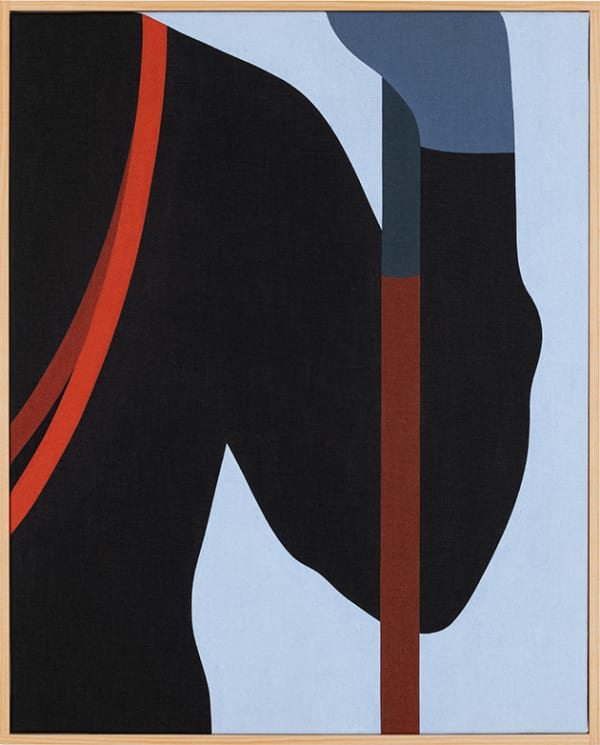 Thomas Danthony "L'Approache" acrylic on linen