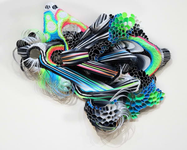 Crystal Wagner biomorphic wall mounted sculpture