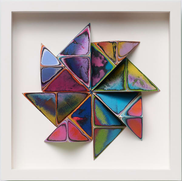 abstract relief assemblage by Sean Newport