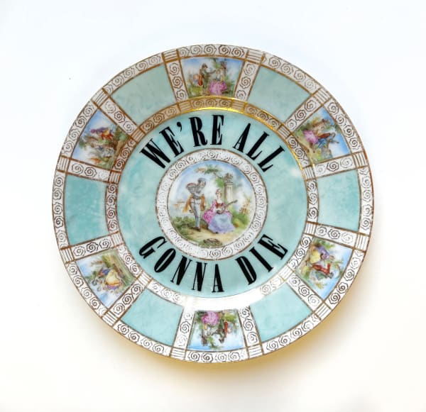 Plate reading We're All Gonna Die