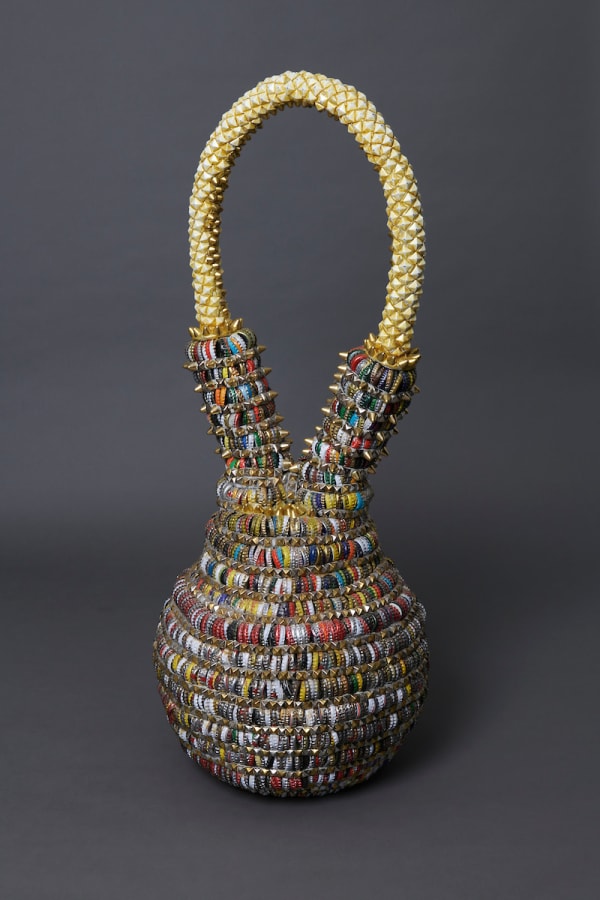 Lucien Shapiro's sculpture of a vase with a handle