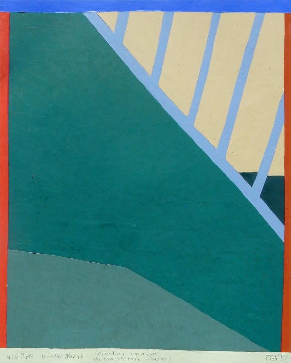 Kristin Texeira, Recording Raindrops, 2017