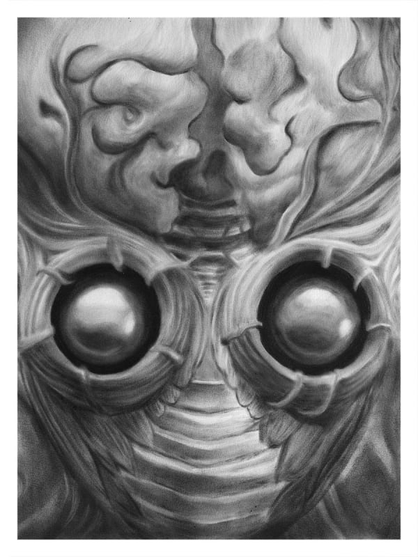 Randy Ortiz Metaluna Mutant, 2025 pastel on art board 16 x 12 in 40.6 x 30.5 cm