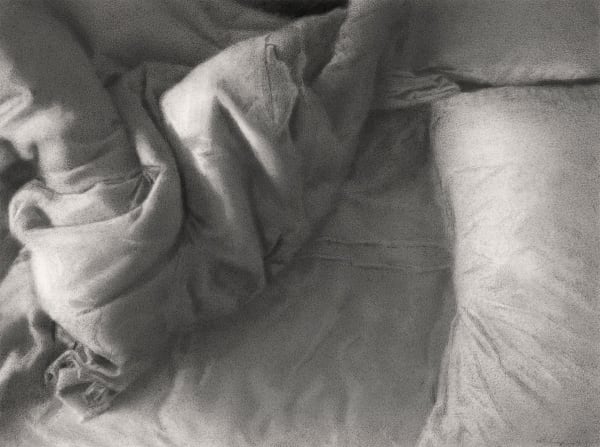 drawing of bed sheets