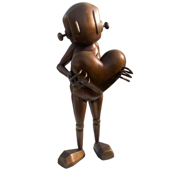 ChrisRWK For Giving, 2022 lost wax cast bronze sculpture 24 x 10 x 9 1/2 in 61 x 25.4 x 24.1 cm Edition of 2
